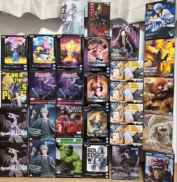 フィギュアまとめ売り ★ドラゴンボール ナルト 孫悟空 デイダラ ヒダン 魔人ブウ ヒロアカ スパイダーマン ハルク など ★