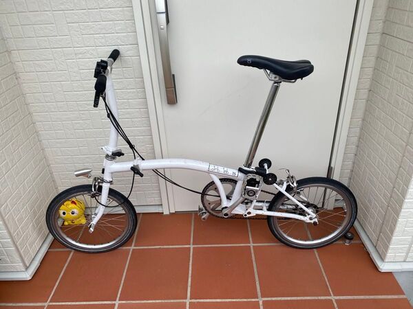 BROMPTON 白 2013年製 英国産 折りたたみ自転車 ミニベロ