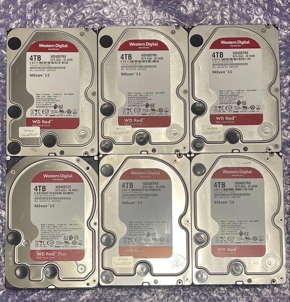 Western Digital WD40EFRX Red 24TB (4TBx6)