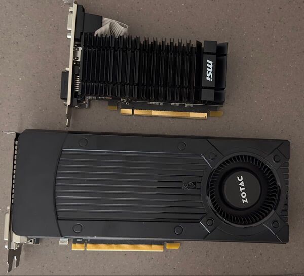 NVIDIA GeForce GT 730 & GTX 970 セット