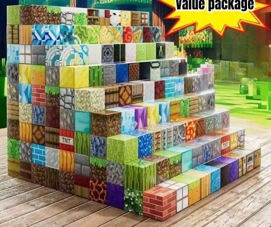 Minecraft 磁石ブロック 150ピース ミニフィグ5体付き マインクラフト