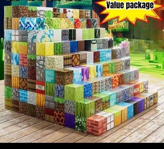 マインクラフト 磁石ブロック 150ピース ミニフィグ5体付き Minecraft マイクラ