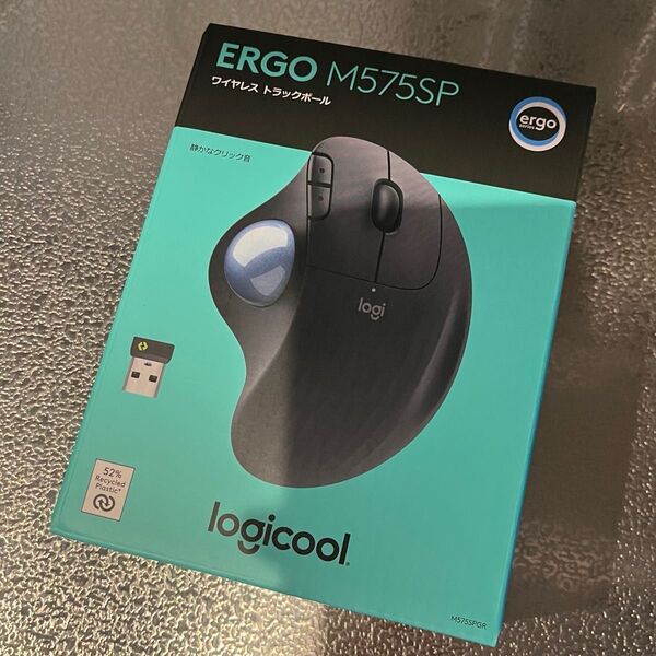 Logicool ERGO M575SP ワイヤレス トラックボール ブラック グラファイト
