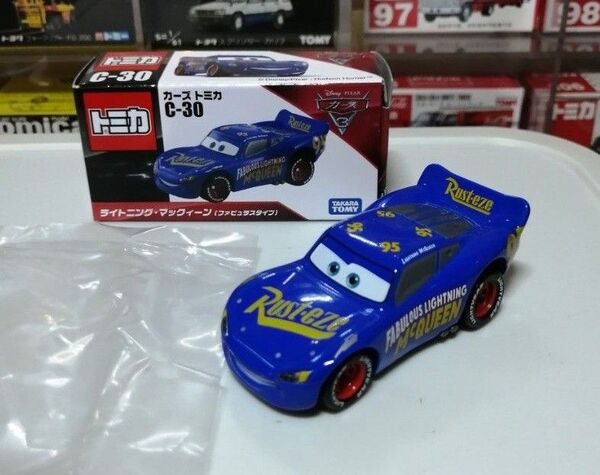 廃盤トミカ C-30 カーズ ライトニング・マックィーン(ファビュラスタイプ)