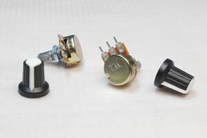 20kΩ. rheostat vessel ( volume moreover, potentiometer ), volume 2 piece . exclusive use knob 2 piece. set 