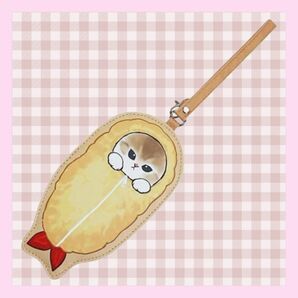新品 モフサンド えびにゃん パスケース 定期入れ 猫 可愛い