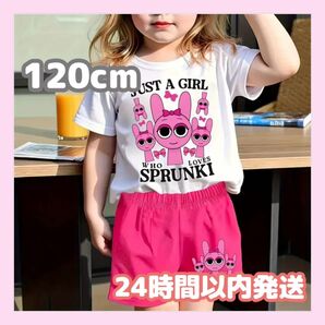スプランキー セットアップ 120cm ホワイト×ピンク ピンキ 女の子 可愛い