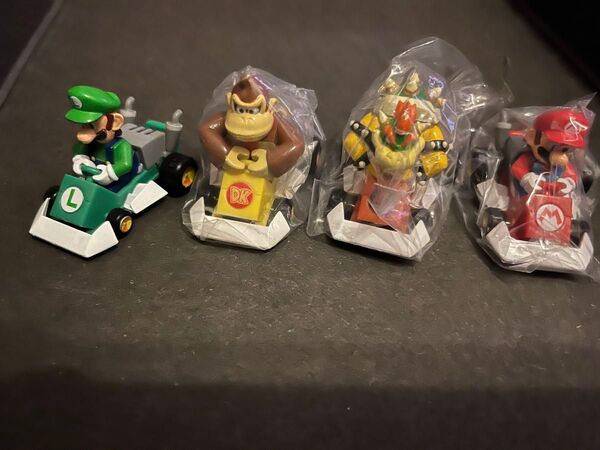 yujin ガチャ マリオカート!ユージン プルバックカーマリオ ルイージ