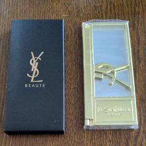Yves Saint Laurent ノベルティ コンパクトミラー ゴールド 新品 未使用