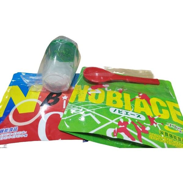 新品届きたて 未開封 ノビエース ココア味150g×2袋 スプーンとシェイカー付き