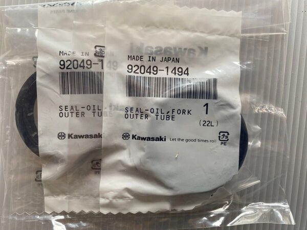 カワサキ純正新品 ゼファーχ G2~G4 41πフロントフォーク オーバーホールキット フォークシール ダストシール ガスケット