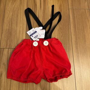 新品 ディズニー ミッキー 90㎝ なりきり ボトムス パンツ ベビー キッズ