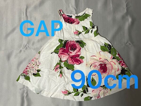 GAP ギャップ*ノースリーブ*ワンピース*花柄*90cm