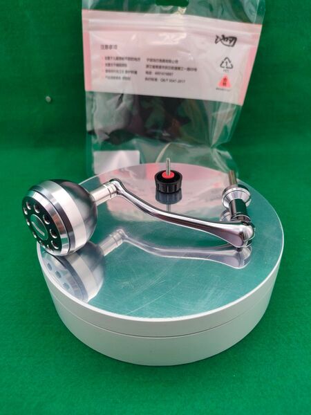カスタムリールハンドル シルバー 38mm