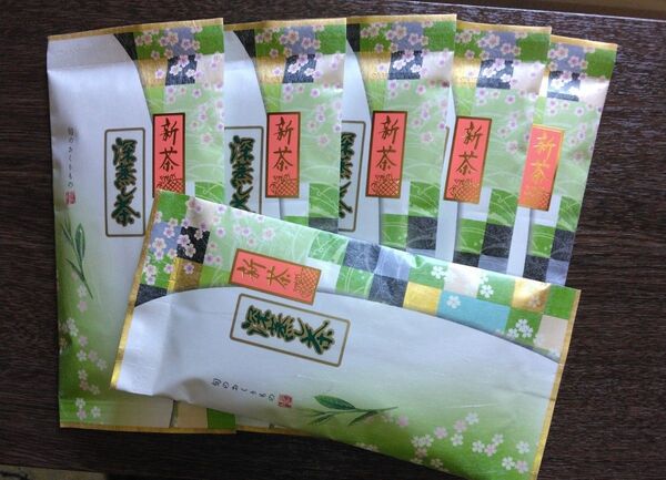 2025年産 令和7年産 準無農薬 新茶 一番茶 深むし茶 100g 6本 深蒸し茶お茶 緑茶 静岡茶 煎茶 水出し可 今年の新茶