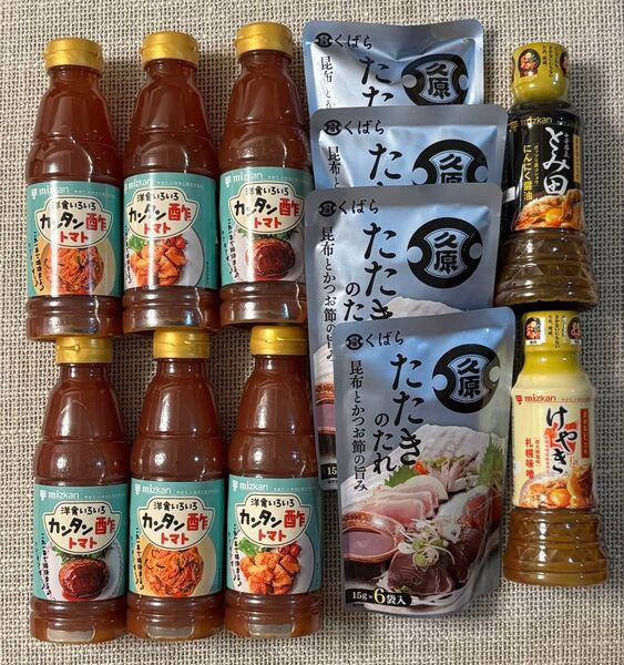 調味料詰め合わせ 4種12個セット ミツカン・久原 たれ 料理の素