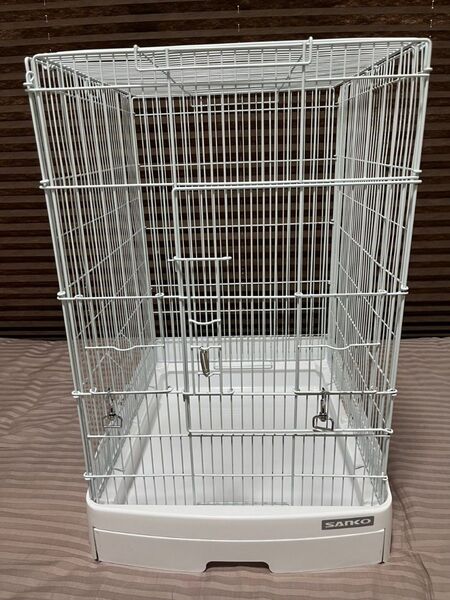 三晃商会(SANKO) イージーホーム40ハイ ホワイト EASY HOME 小動物 ケージ
