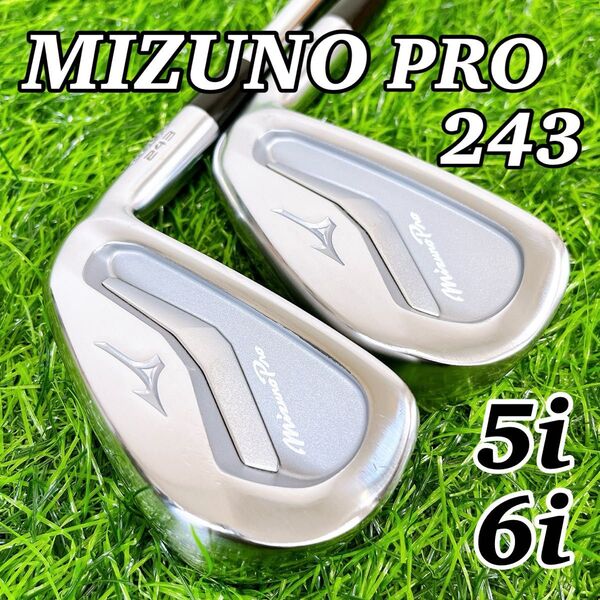 MIZUNO PRO 243 ミズノ プロ 5番 6番アイアン 2本セット Xフレックス メンズ ゴルフクラブ