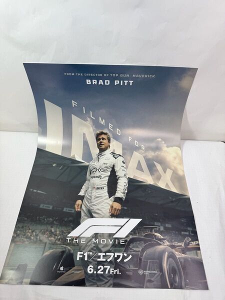 映画 F1 エフワン IMAX ポスター ブラッドピット 入場者特典 A3ポスター