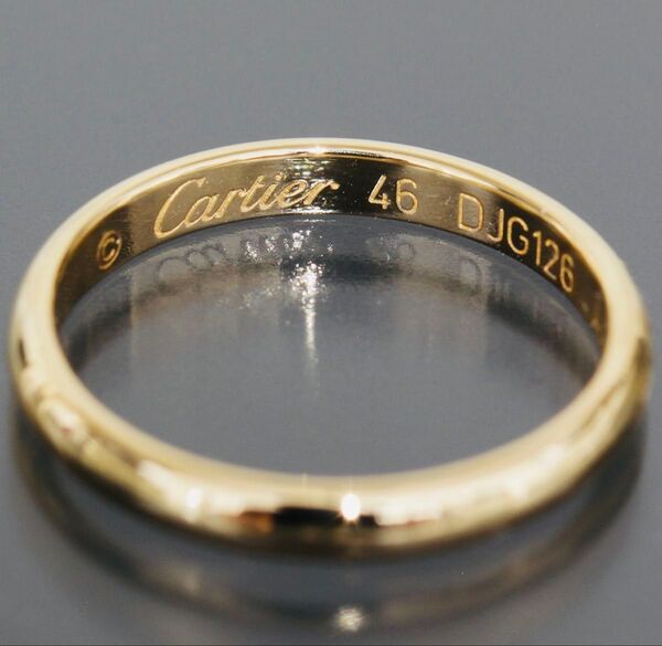 カルティエ Cartier 指輪 リング 約6号 Au750 K18YG イエローゴールド 18金