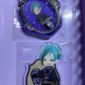 フロイドリーチ ツイステ フロイド オクタヴィネル アクスタ ころっと 式典服 缶バッジ 実験服