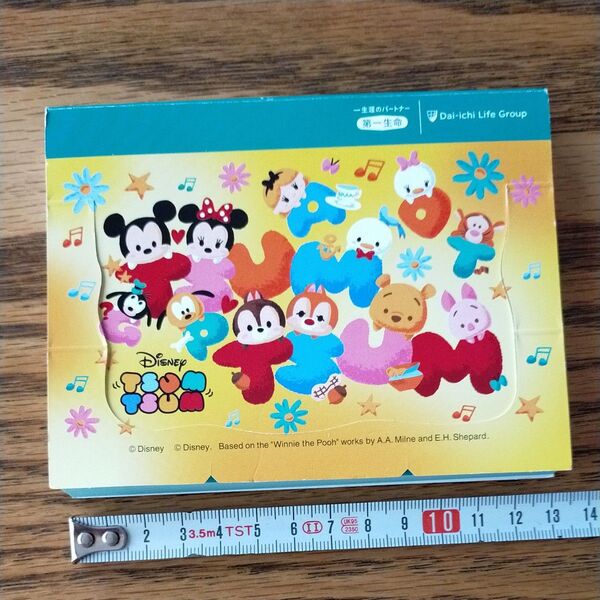 非売品 第一生命 ディズニー ツムツム ノベルティ スタンドメモ帳 ミッキー&フレンズ