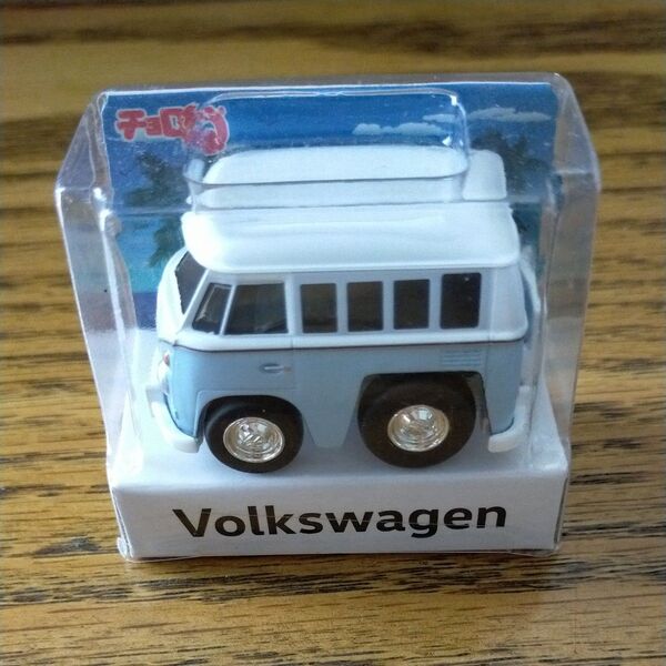 非売品 ノベルティ チョロQ VOLKSWAGEN フォルクスワーゲン ワーゲンバス 白/水色 タカラトミーアーツ