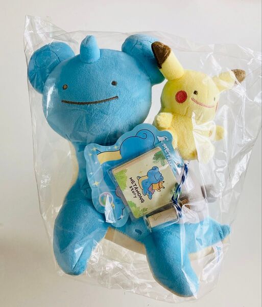 韓国限定 ポケモンタウン2025ピカチュウ&ラプラス メタモン変身 ぬいぐるみ