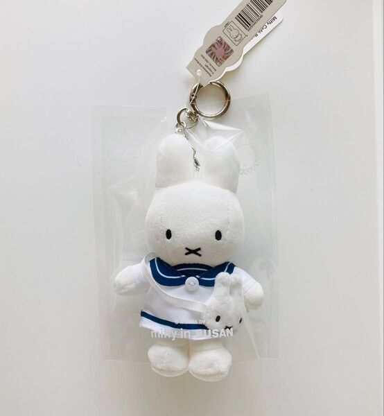 韓国 釜山 限定 セーラー服 マリン ミッフィー キーリング キーホルダー
