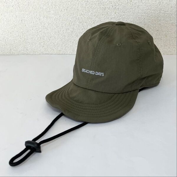 美品 BEACHED DAYS ビーチドデイズ サーフ ナイロン キャップ 帽子 サーフィン 海 アウトドア キャンプ