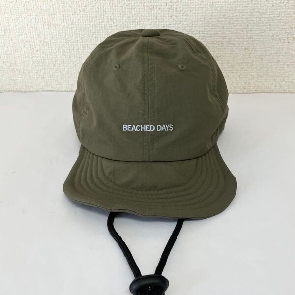 美品 BEACHED DAYS ビーチドデイズ サーフ ナイロン キャップ 帽子 サーフィン 海 アウトドア キャンプ