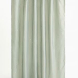 【新品未使用】無地グリーンシャワーカーテン H&M home