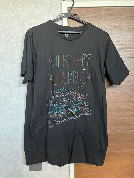 graniph 半袖 Tシャツ ブラック L グラニフ 刺繍