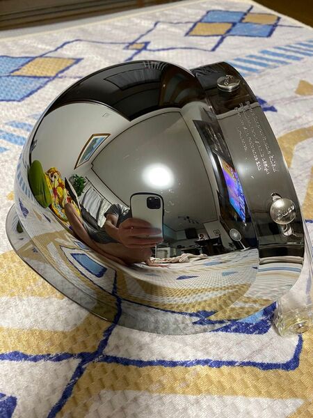 美品BUCO ブコ ミラーバブルシールド シールドコンバーター付き中古 ジェットヘルメット