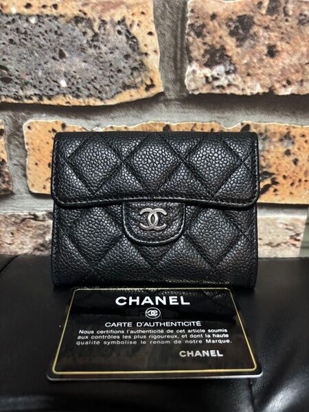 CHANEL★シャネル★キャビアスキン★カードケース★コインケース★美品