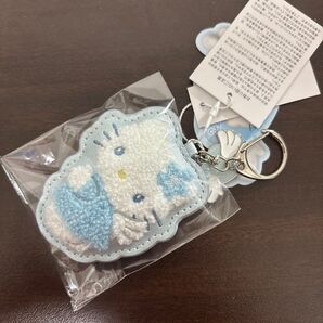 ハローキティ サガラキーホルダー みずいろ エンジェル ココアート