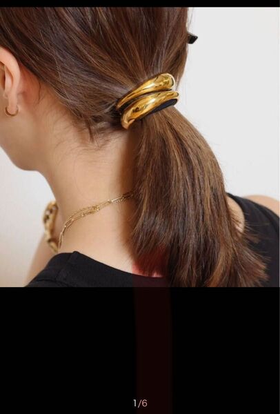 MUSE de Deuxieme Classe【JURATE LA/ユラティー】 GOLDPLATE W HAIR TIE