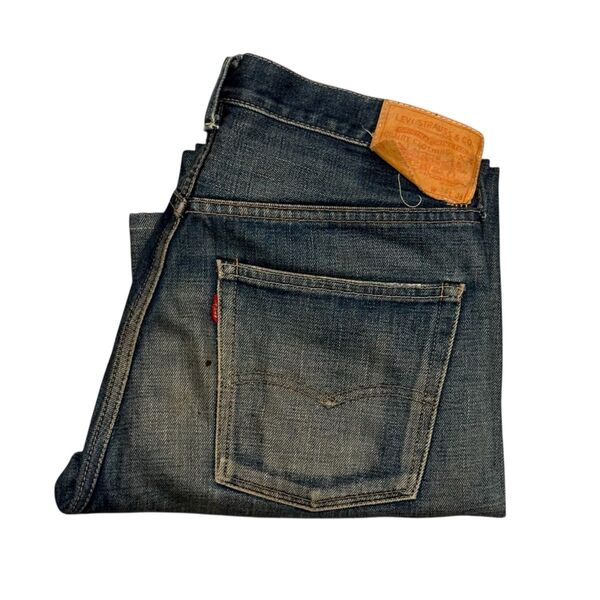 極上色落ち00s Levi's リーバイス 501XX ダブルネーム デニムパンツ ジーンズ 復刻 W34 アメカジ ヴィンテージ