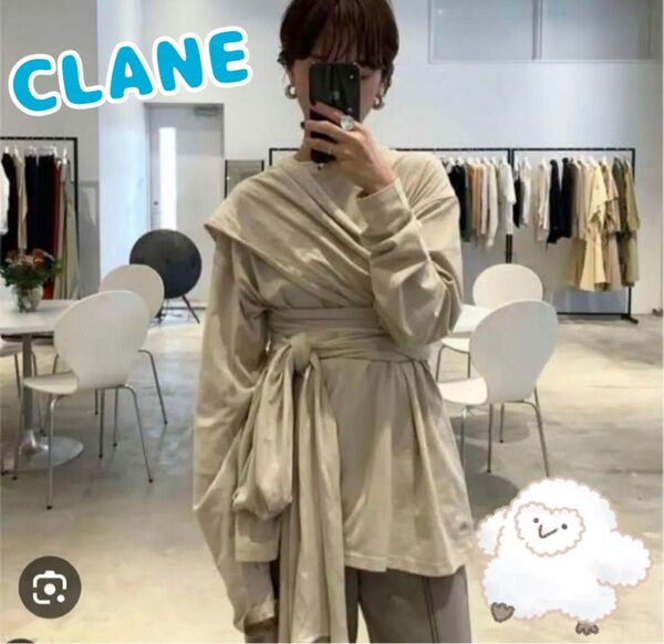 CLANE クラネ CACHE-COEUR CUT TOPS