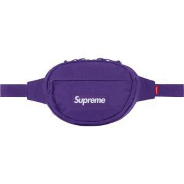 Purple 18AW Supreme Waist Bag