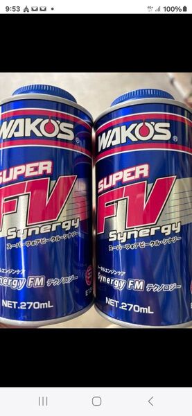 ワコーズ WAKO‘S フォアビークルシナジー エンジンオイル添加材 S-FV 2本セット