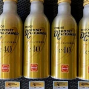 エネオス e40デポジットクリーナー140ml-4本 ステッカー4枚 ガソリン用