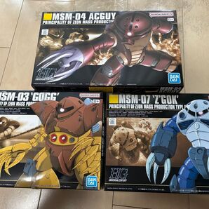 ガンプラ 未組立 HG1/144 アッガイ ゴッグ 量産型 ズゴック 3点セット