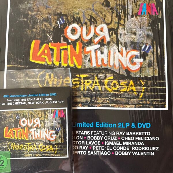 2LP+DVD Fania All Stars Our Latin Thing Nuestra Cosa 40周年記念盤 Muro
