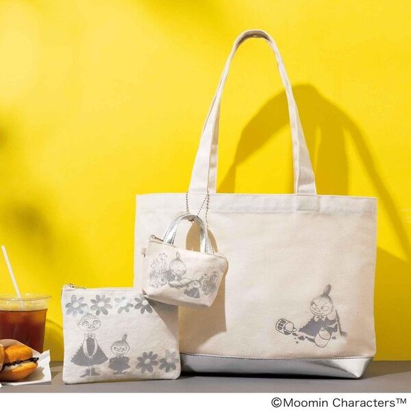 【新品雑誌付録】 MOOMIN 仲よし姉妹 リトルミィ&ミムラねえさん バッグとポーチ3点セット