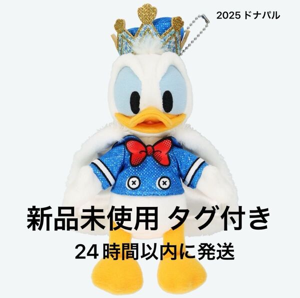 パルパルーザ クワッキーダックシティ ドナルド ぬいぐるみバッジ ディズニー 新品未使用 タグ付き ドナパル ディズニーランド