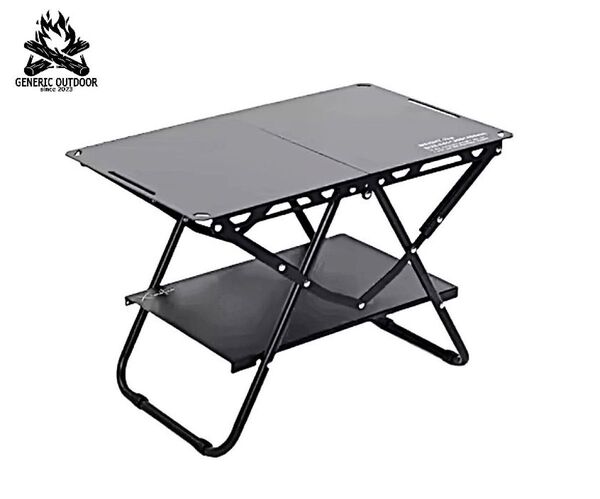 CHANODUG OUTDOOR タクティカルソロテーブル ver2 サイドテーブル アウトドアテーブル ケース付き ブラックギア