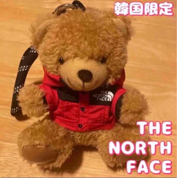 韓国限定【THE NORTH FACE 】ザノースフェイス マウンテン ベア キーホルダー キーリング くま ぬいぐるみ① クマ