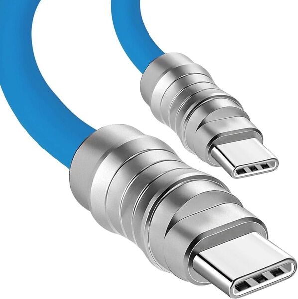 USBケーブル 充電ケーブル Type-C 2m 青色 急速充電