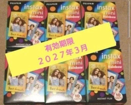 新品 未開封 富士フィルム instax mini チェキ用フィルム 10枚入り 6パックセット 合計60枚
